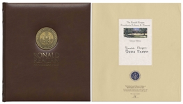 Ronald Reagan Scarce Signed Limited Edition of ''Ronald Reagan An American Hero'', Also Signed by Nancy Reagan -- One of Only 250 in the Exclusive Limited Edition